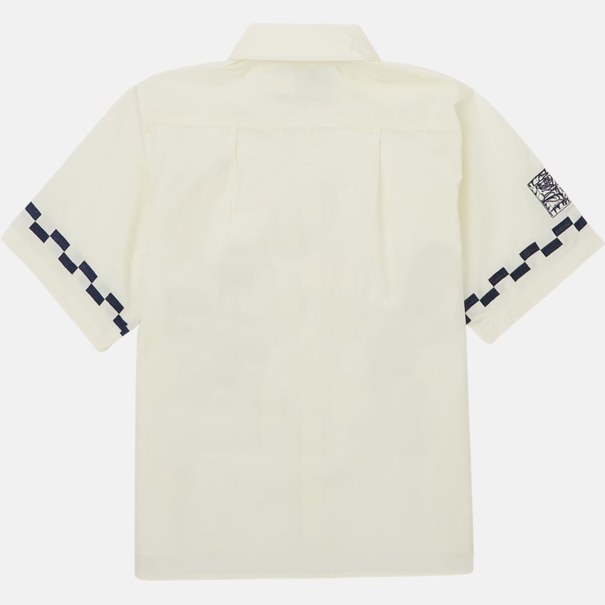 Jungles Jungles Skjorter LIVE YOUR LIFE WITH EASE BUTTON UP WHITE MEL